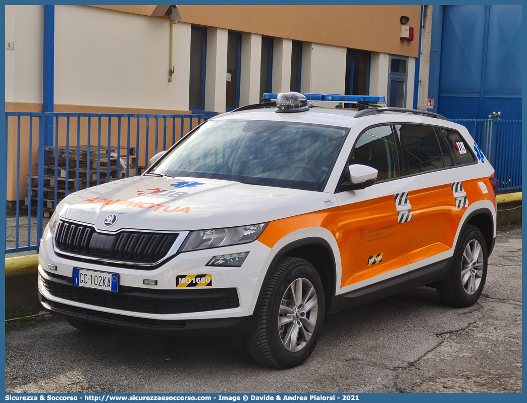 MO 1680
118 Modena Soccorso
Skoda Kodiaq
Allestitore Vision S.r.l.
Parole chiave: 118;Modena;Soccorso;Automedica;Automedicalizzata;Auto Medica;Auto Medicalizzata;Skoda;Kodiaq;Vision