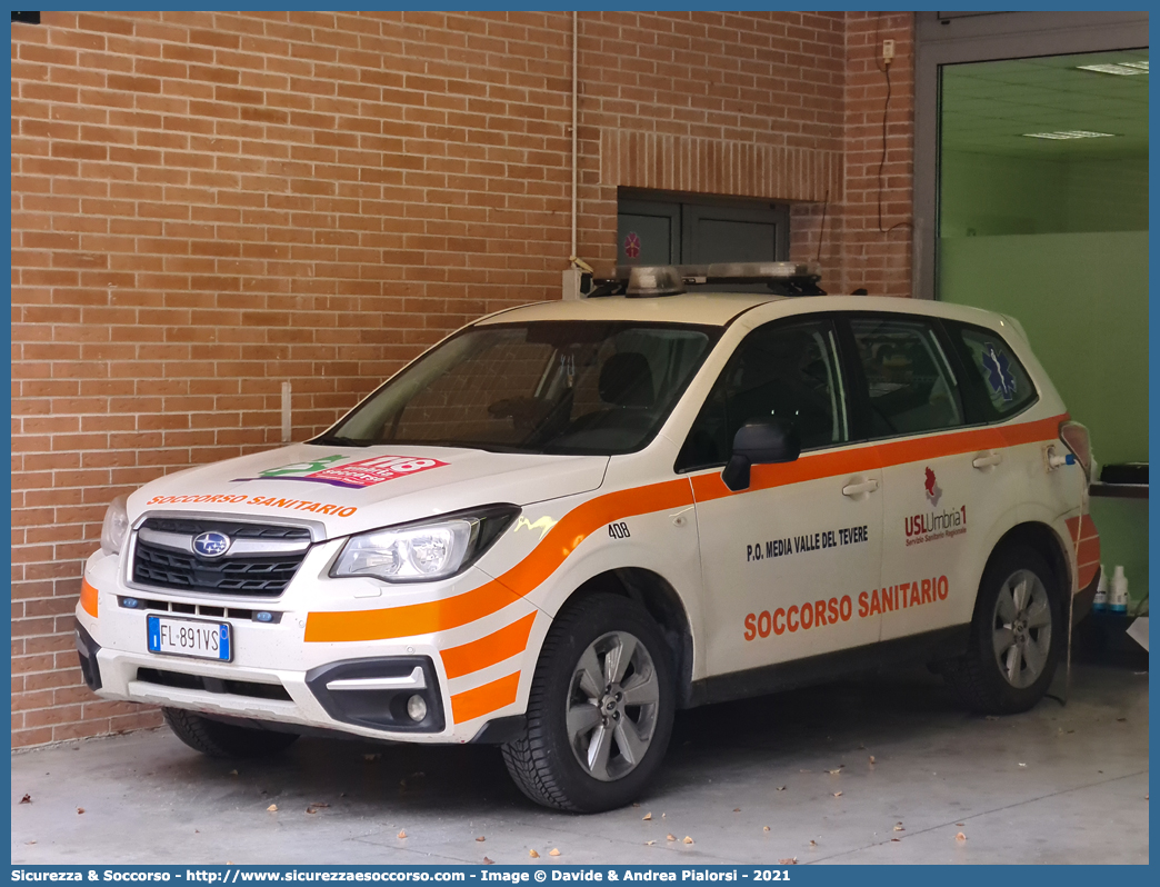 408
118 Umbria Soccorso
Azienda USL Umbria 1
Subaru Forester VI serie restyling
Allestitore Bertazzoni S.r.l.
Parole chiave: 118;Umbria;Soccorso;Perugia;Automedica;Automedicalizzata;Auto Medica;Auto Medicalizzata;Subaru;Forester;Bertazzoni