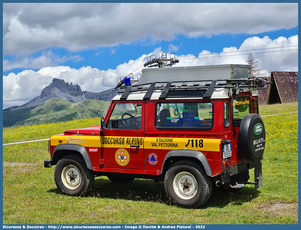 -
Corpo Nazionale
Soccorso Alpino e Speleologico
Delegazione Alpina II Bellunese
Stazione Val Pettorina
Land Rover Defender 90
Parole chiave: CNSAS;C.N.S.A.S.;Corpo;Nazionale;Soccorso;Alpino;Speleologico;Veneto;SASV;S.A.S.V.;Val Pettorina;Land Rover;Defender;90