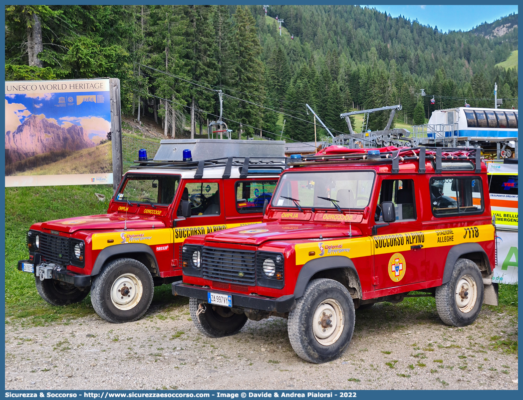 -
Corpo Nazionale
Soccorso Alpino e Speleologico
Delegazione Alpina II Bellunese
Stazione Alleghe
Land Rover Defender 90
Parole chiave: CNSAS;C.N.S.A.S.;Corpo;Nazionale;Soccorso;Alpino;Speleologico;Veneto;SASV;S.A.S.V.;Alleghe;Land Rover;Defender;90