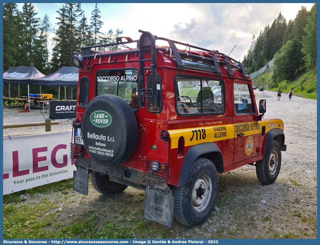 -
Corpo Nazionale
Soccorso Alpino e Speleologico
Delegazione Alpina II Bellunese
Stazione Alleghe
Land Rover Defender 90
Parole chiave: CNSAS;C.N.S.A.S.;Corpo;Nazionale;Soccorso;Alpino;Speleologico;Veneto;SASV;S.A.S.V.;Alleghe;Land Rover;Defender;90