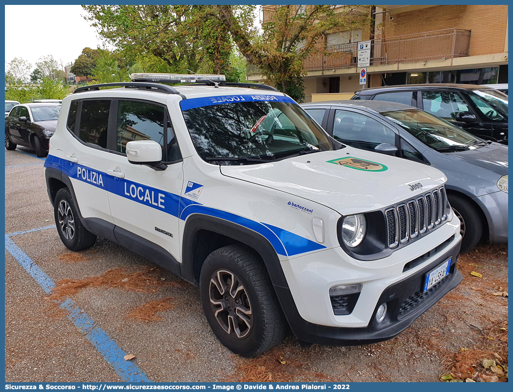 Polizia Locale YA438AP
Polizia Locale
Comune di Maiolati Spontini
Jeep Renegade I serie restyling
Allestitore Bertazzoni S.r.l.
Parole chiave: Polizia;Locale;Municipale;Maiolati Spontini;Jeep;Renegade;Bertazzoni;YA438AP;YA 438 AP