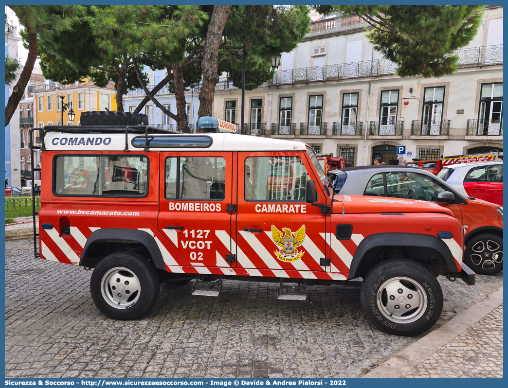 1127 VCOT 02
República Portuguesa
Bombeiros Voluntários de Camarate
Land Rover Defender 110
Parole chiave: República;Portuguesa;Bombeiros;Voluntários;Camarate;Land Rover;Defender;110