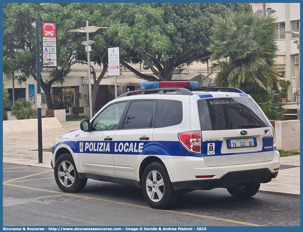 Polizia Locale YA242AD
Polizia Locale
Comune di Porto Torres
Subaru Forrester V serie
Allestitore Bertazzoni S.r.l.
Parole chiave: PM;P.M.;PL;P.L.;Polizia;Municipale;Locale;Porto Torres;Subaru;Forester;Bertazzoni;YA242AD;YA 242 AD