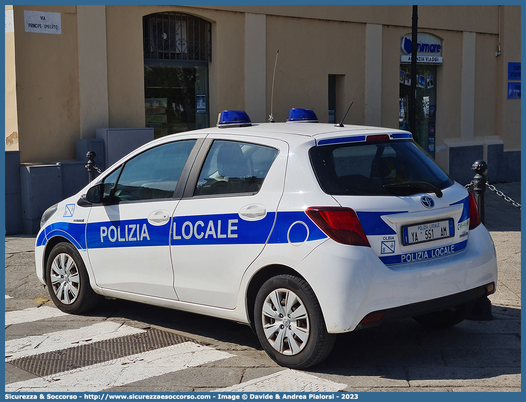 Polizia Locale YA551AM
Polizia Locale
Comune di Olbia
Toyota Yaris Hybrid III serie restyling
Allestitore Ciabilli S.r.l.
Parole chiave: PL;PM;P.L.;P.M.;Polizia;Locale;Municipale;Olbia;Toyota;Yaris;Hybrid;Ciabilli;YA551AM;YA 551 AM