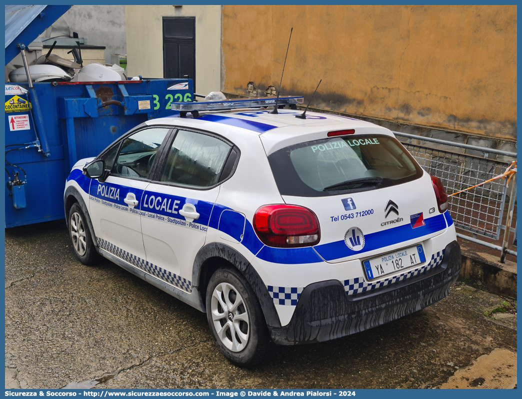 Polizia Locale YA182AT
Polizia Locale
Unione Comuni della Romagna Forlivese
Citroen C3 III serie restyling
Allestitore Focaccia Group S.r.l.
Parole chiave: Polizia;Locale;Municipale;Romagna;Forlivese;Bertinoro;Castrocaro Terme;Terra Sole;Civitella;Dovadola;Forlì;Forli;Forlimpopoli;Galeata;Meldola;Modigliana;Portico;San Benedetto;Predappio;Premilcuore;Rocca San Casciano;Santa Sofia;Tredozio;Citroen;C3;YA182A