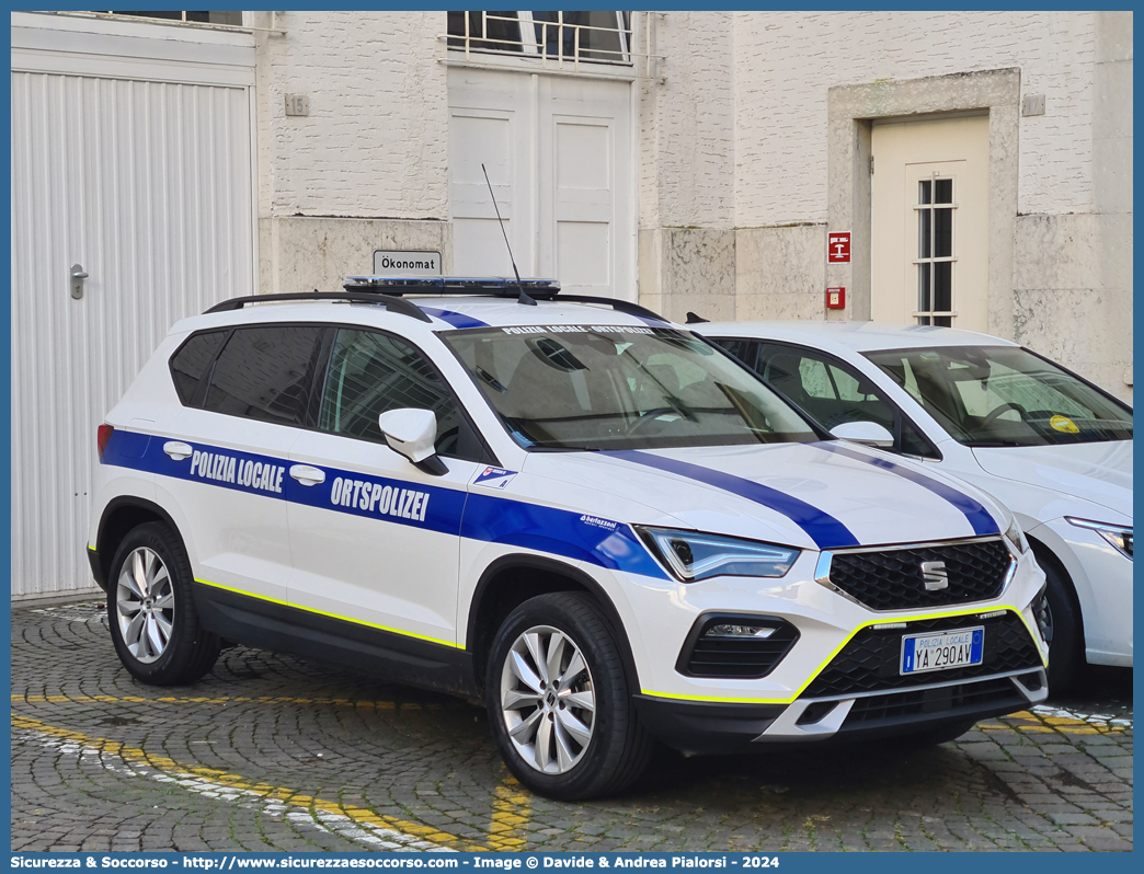 Polizia Locale YA290AV
Polizia Locale
Comune di Merano
Seat Ateca I serie restyling
Allestitore Bertazzoni S.r.l.
Parole chiave: Polizia;Locale;Municipale;Merano;Meran;Seat;Ateca;Bertazzoni;YA290AV;YA 290 AV