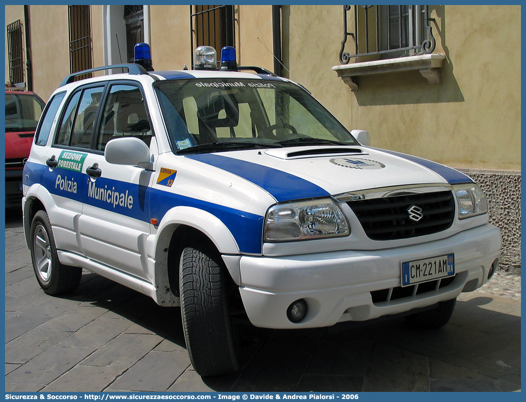 -
Polizia Municipale
Comune di Cervia
Suzuki Grand Vitara II serie
Allestitore Focaccia Group S.r.l.
Parole chiave: Polizia;Locale;Municipale;Cervia;Suzuki;Grand Vitara;Focaccia