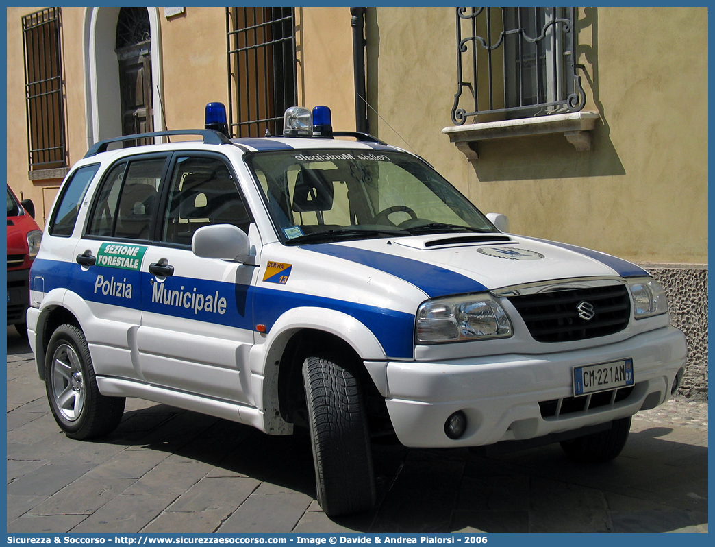 -
Polizia Municipale
Comune di Cervia
Suzuki Grand Vitara II serie
Allestitore Focaccia Group S.r.l.
Parole chiave: Polizia;Locale;Municipale;Cervia;Suzuki;Grand Vitara;Focaccia