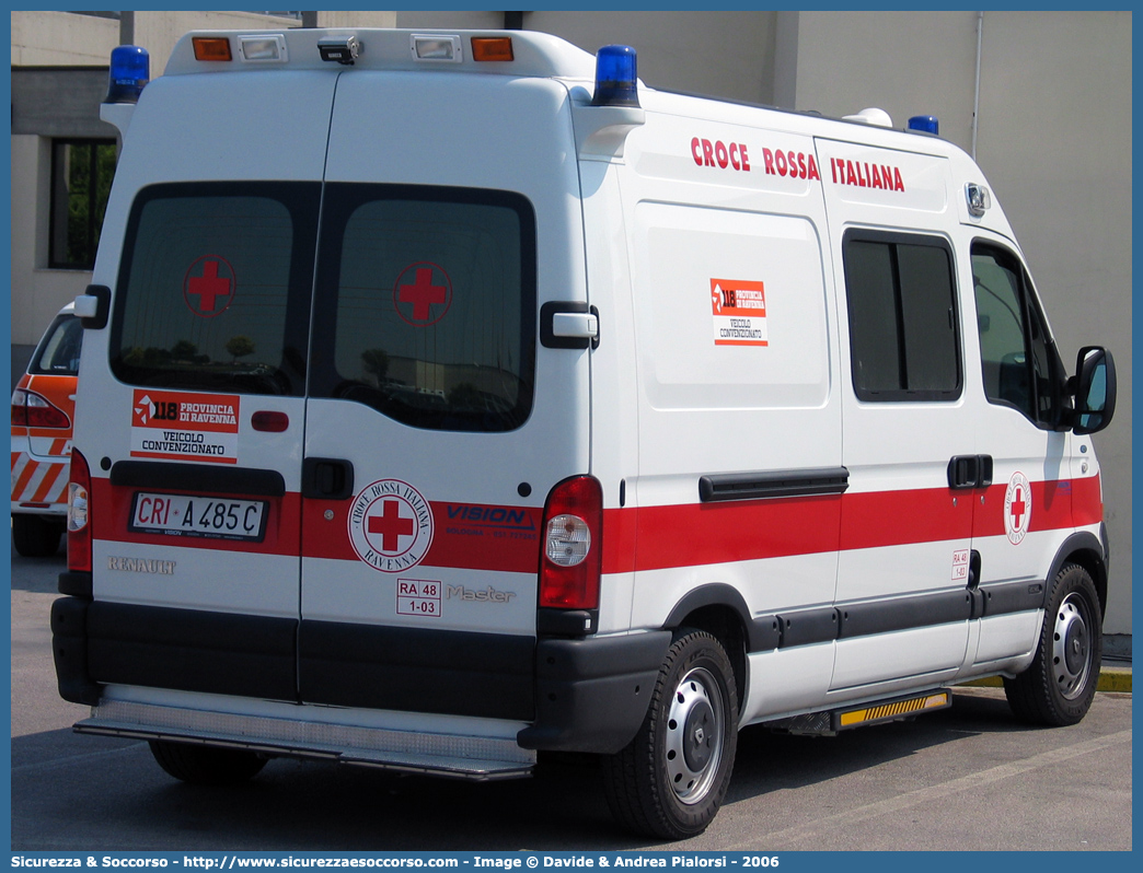 CRI A485C
Croce Rossa Italiana
Ravenna
Renault Master III serie
Allestitore Vision S.r.l.
Parole chiave: Croce;Rossa;Italiana;CRI;C.R.I.;Ambulanza;Renault;Master;Ravenna;Vision