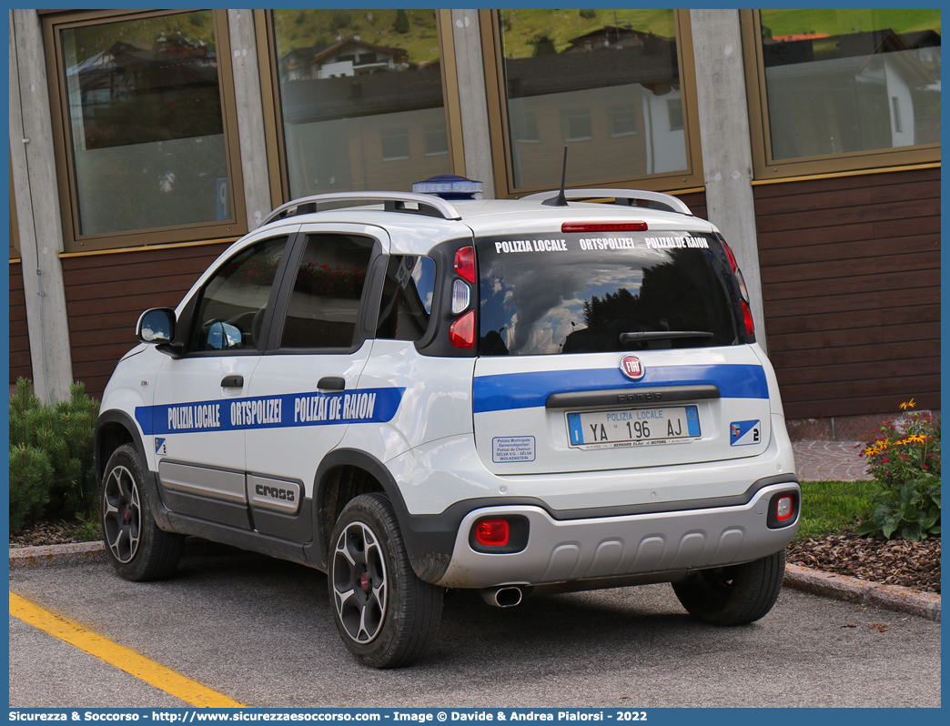 Polizia Locale YA196AJ
Polizia Locale
Comune di Selva di Val Gardena
Fiat Nuova Panda Cross II serie
Parole chiave: Polizia;Locale;Municipale;Selva di Val Gardena;Wolkenstein in Groden;Fiat;Nuova Panda;Cross;YA196AJ;YA 196 AJ