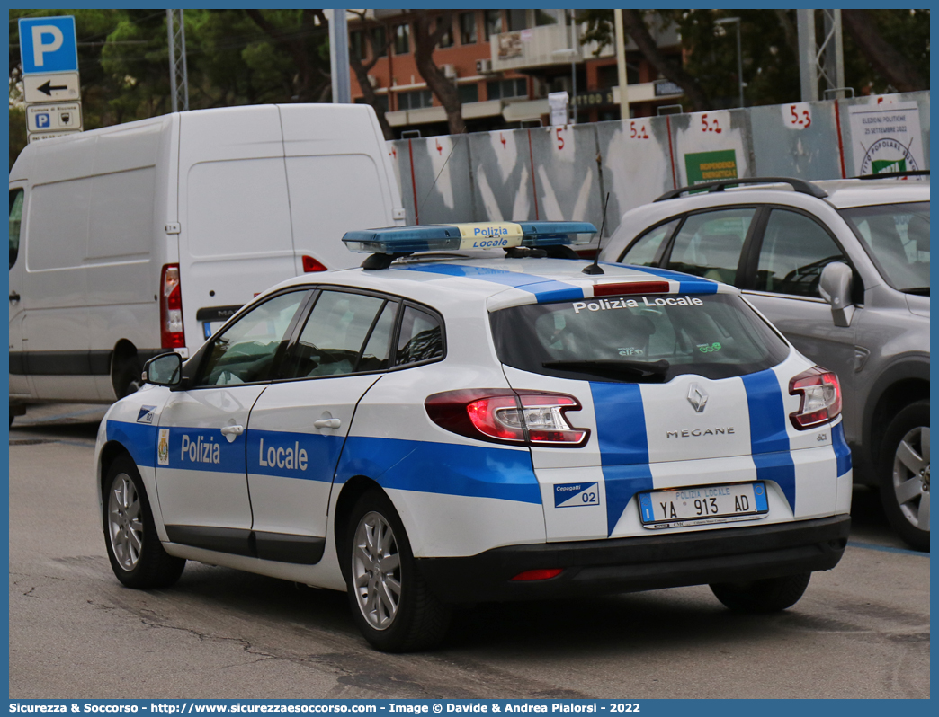 Polizia Locale YA913AD
Polizia Locale
Comune di Cepagatti
Renault Megane Grandtour IV serie
Allestitore Celiani S.a.s.
Parole chiave: Polizia;Locale;Municipale;Cepagatti;Renault;Megane;Grandtour;SW;S.W.;Celiani;YA913AD;YA 913 AD