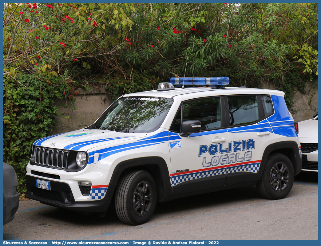 Polizia Locale YA220AJ
Polizia Locale
Comune di Pescara
Jeep Renegade I serie restyling
Allestitore Ciabilli S.r.l.
Parole chiave: Polizia;Locale;Municipale;Pescara;Jeep;Renegade;Ciabilli;YA220AJ;YA 220 AJ