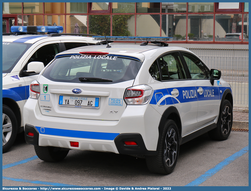 Polizia Locale YA097AG
Polizia Locale
Comune di Fossombrone
Subaru XV I serie restyling
Allestitore Ciabilli S.r.l.
Parole chiave: Polizia;Locale;Municipale;Fossombrone;Subaru;XV;Ciabilli;YA097AG;YA 097 AG