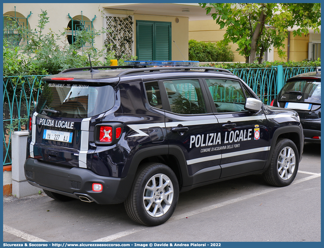 Polizia Locale YA227AJ
Polizia Locale
Comune di Acquaviva delle Fonti
Jeep Renegade I serie restyling
Allestitore Ciabilli S.r.l.
Parole chiave: Polizia;Locale;Municipale;Acquaviva delle Fonti;Jeep;Renegade;Ciabilli;YA227AJ;YA 227 AJ