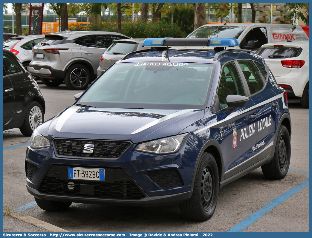 -
Polizia Locale
Comune di Giovinazzo
Seat Arona I serie
Parole chiave: Polizia;Locale;Municipale;Giovinazzo;Seat;Arona