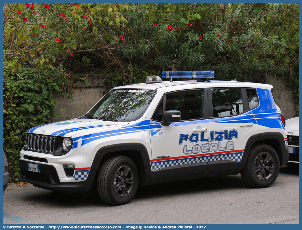 Polizia Locale YA220AJ
Polizia Locale
Comune di Pescara
Jeep Renegade I serie restyling
Allestitore Ciabilli S.r.l.
Parole chiave: Polizia;Locale;Municipale;Pescara;Jeep;Renegade;Ciabilli;YA220AJ;YA 220 AJ