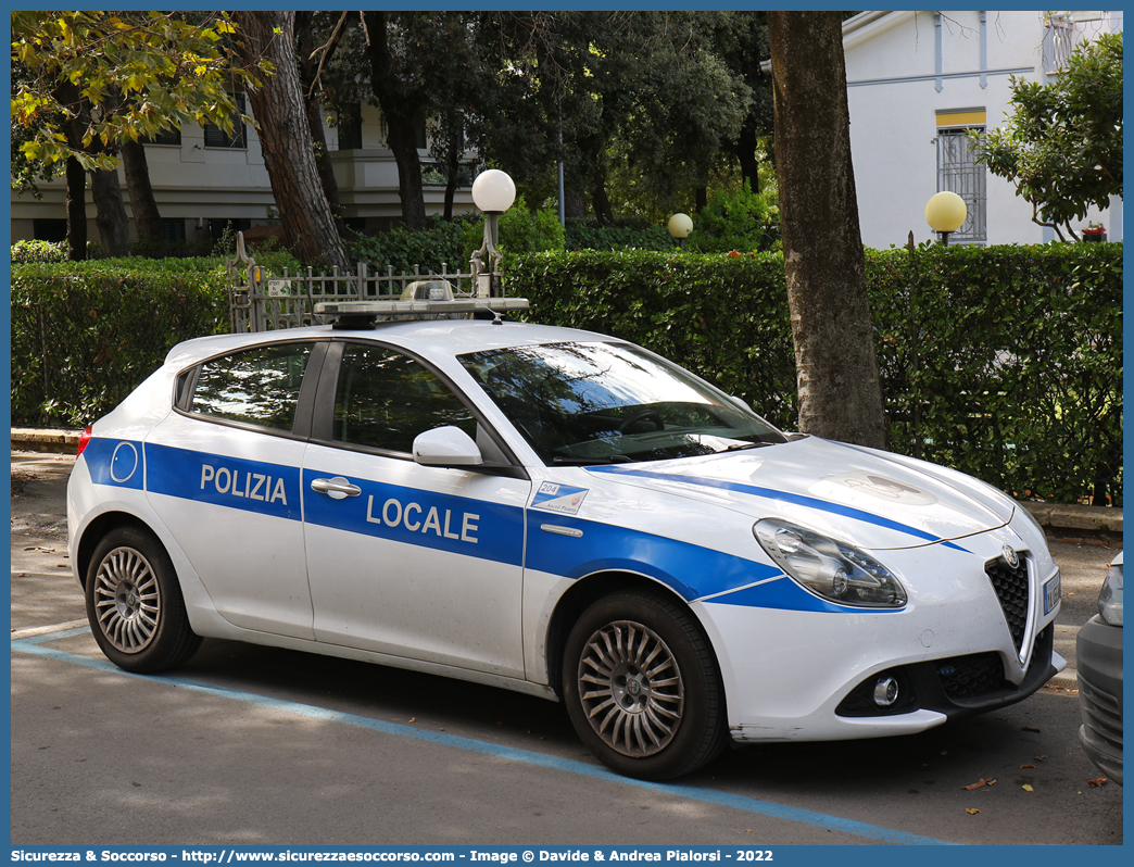 Polizia Locale YA035AM
Polizia Locale
Comune di Ascoli Piceno
Alfa Romeo Nuova Giulietta
I serie II restyling
Allestitore Celiani S.a.s.
Parole chiave: Polizia;Locale;Municipale;Ascoli Piceno;Alfa Romeo;Nuova Giulietta;Celiani;YA035AM;YA 035 AM