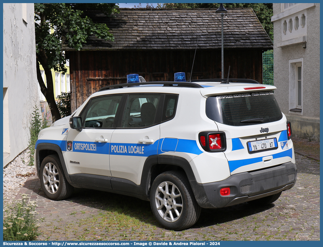 Polizia Locale YA470AT
Polizia Locale
Comune di San Candido
Jeep Renegade I serie restyling
Allestitore Focaccia Group S.r.l.
Parole chiave: Polizia;Locale;Municipale;San Candido;Innichen;Jeep;Renegade;Focaccia;YA470AT;YA 470 AT