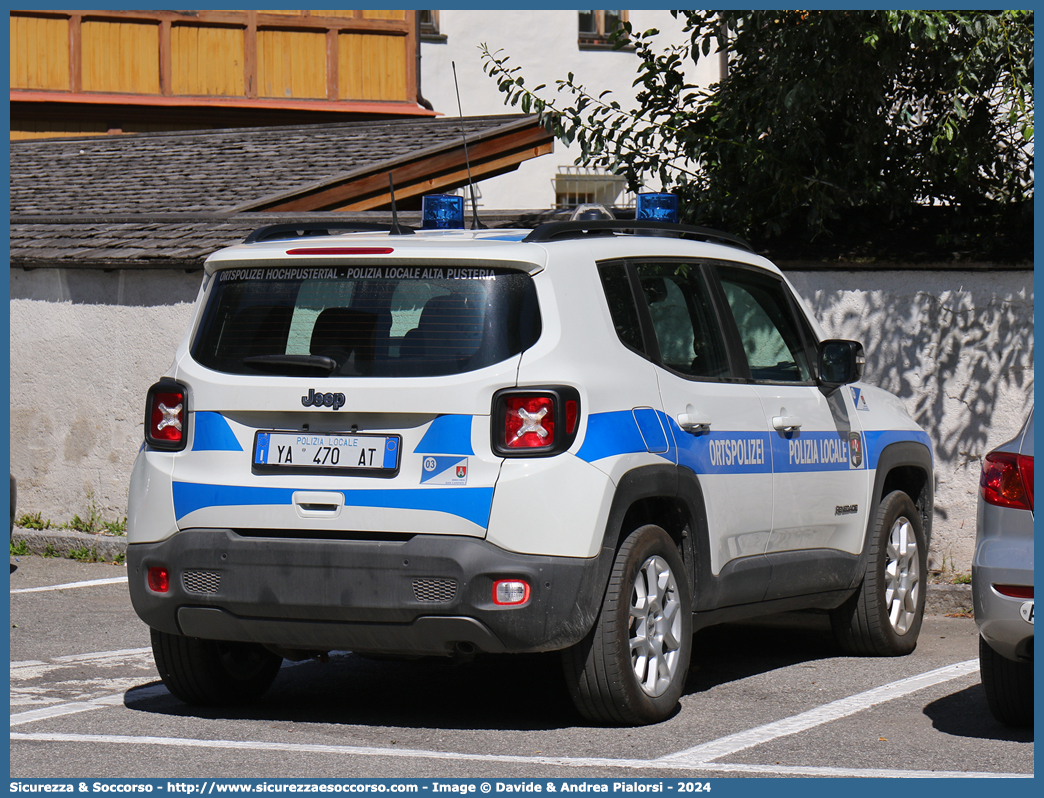 Polizia Locale YA470AT
Polizia Locale
Comune di San Candido
Jeep Renegade I serie restyling
Allestitore Focaccia Group S.r.l.
Parole chiave: Polizia;Locale;Municipale;San Candido;Innichen;Jeep;Renegade;Focaccia;YA470AT;YA 470 AT