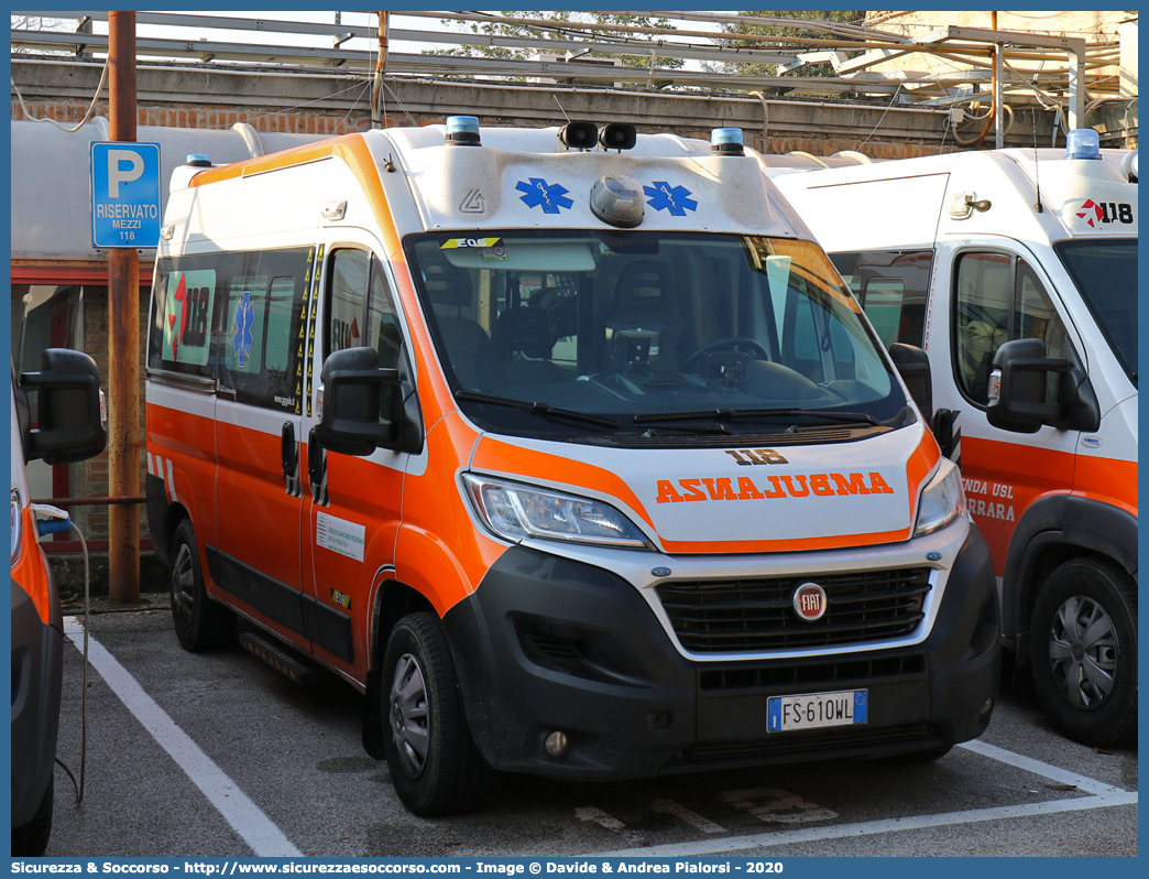 FE 3106
118 Ferrara Soccorso
Fiat Ducato III serie restyling
Allestitore GGG Elettromeccanica S.r.l.
Parole chiave: 118;Ferrara;Soccorso;Ambulanza;Autoambulanza;Fiat;Ducato;X290;X 290;GGG;G.G.G.;Elettromeccanica