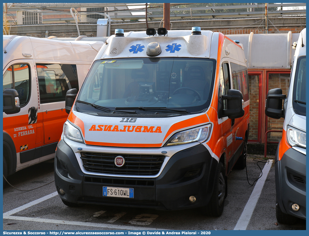 FE 3106
118 Ferrara Soccorso
Fiat Ducato III serie restyling
Allestitore GGG Elettromeccanica S.r.l.
Parole chiave: 118;Ferrara;Soccorso;Ambulanza;Autoambulanza;Fiat;Ducato;X290;X 290;GGG;G.G.G.;Elettromeccanica