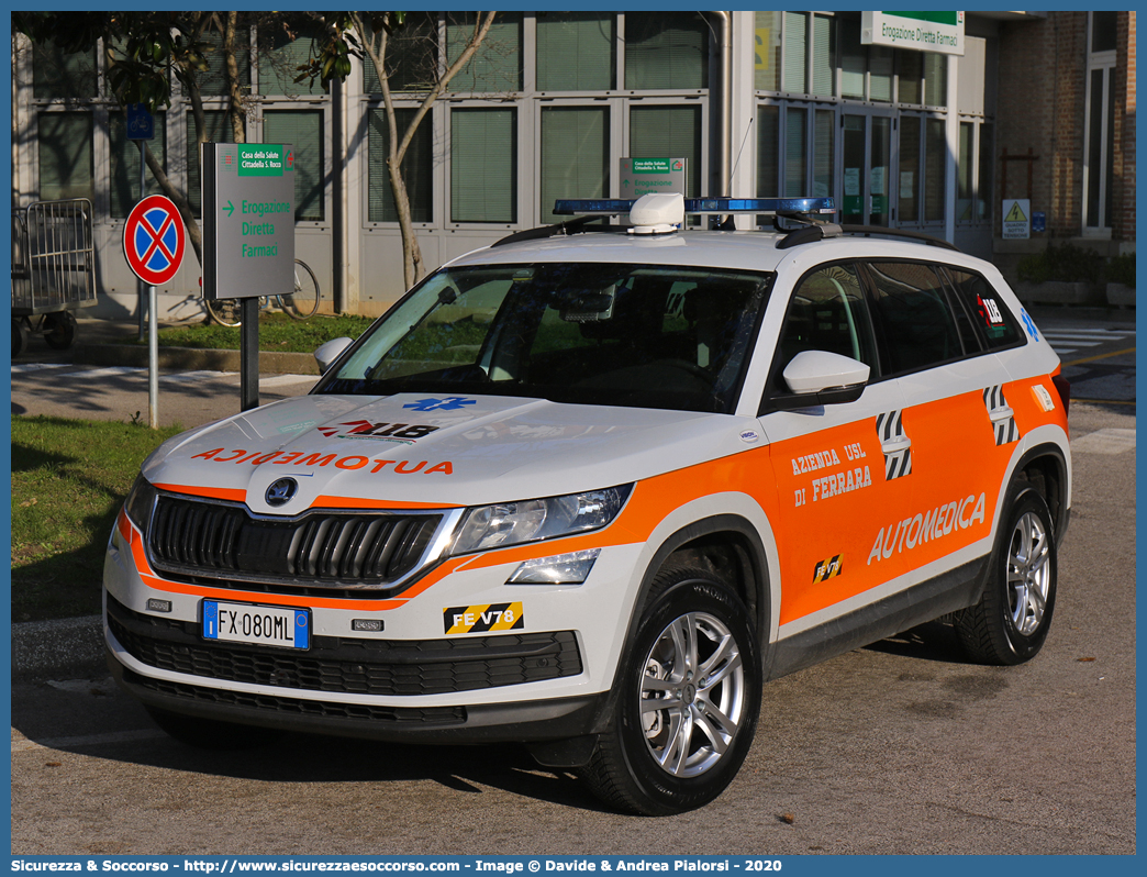 FE 3178
118 Ferrara Soccorso
Skoda Kodiaq
Allestitore Vision S.r.l.
Parole chiave: 118;Ferrara;Soccorso;Automedica;Auto Medica;Automedicalizzata;Auto Medicalizzata;Skoda;Kodiaq;Vision