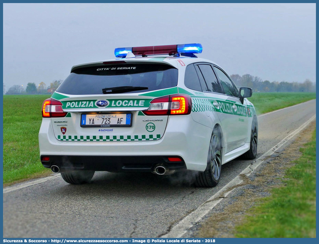 Polizia Locale YA723AF
Polizia Locale
Comune di Seriate
Subaru Levorg
Allestitore Bertazzoni S.r.l.
Parole chiave: Polizia;Locale;Municipale;Seriate;Subaru;Levorg;Bertazzoni;YA723AF;YA 723 AF