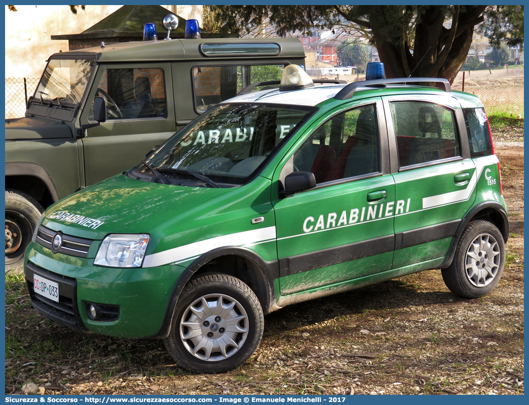 CC DP033
Arma dei Carabinieri
Comando Unità per la Tutela Forestale, 
Ambientale e Agroalimentare
Fiat Nuova Panda 4x4 I serie
Parole chiave: CC;C.C.;Arma;dei;Carabinieri;Comando;Unità;per;la;Tutela;Forestale;Ambientale;Agroalimentare;Fiat;Nuova;Panda;4x4