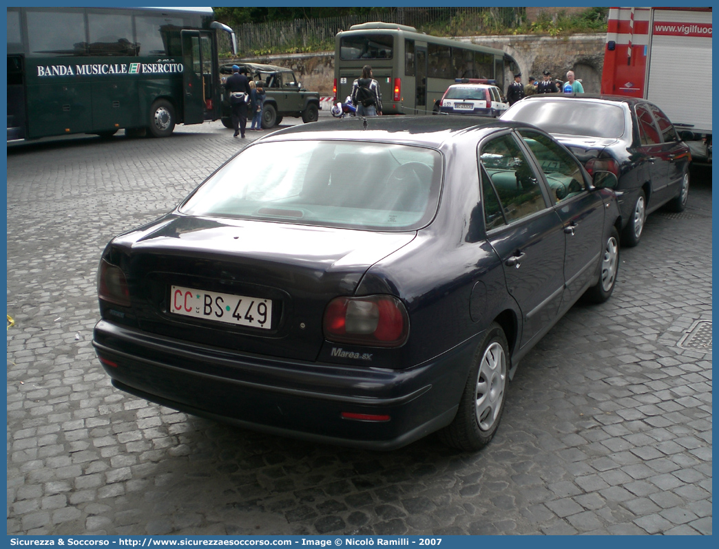 CC BS449
Arma dei Carabinieri
Fiat Marea
Parole chiave: CC;C.C.;Arma;dei;Carabinieri;Fiat;Marea