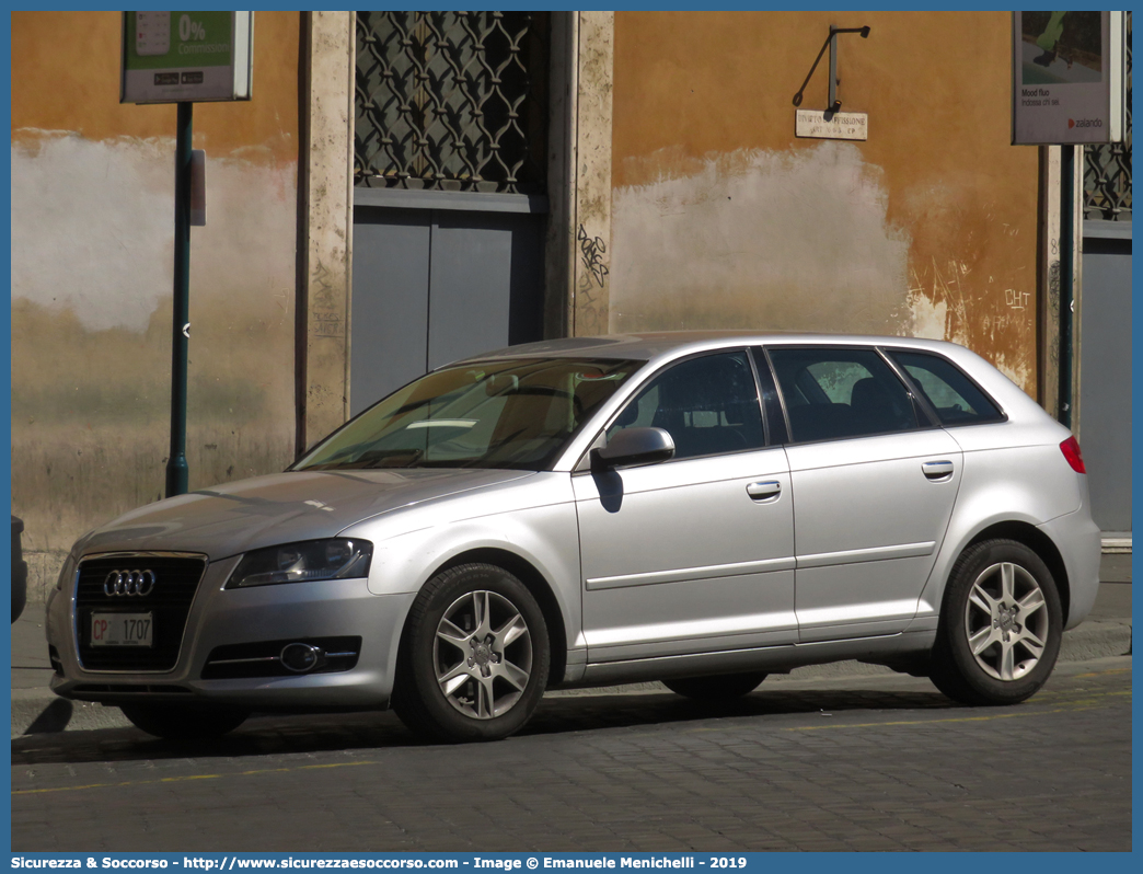 CP 1707
Corpo delle Capitanerie di Porto
Guardia Costiera
Audi A3 II serie restyling
Parole chiave: CP;C.P.;GC;G.C.;Corpo;delle;Capitanerie;Capitaneria;di;Porto;Guardia;Costiera;Audi;A3