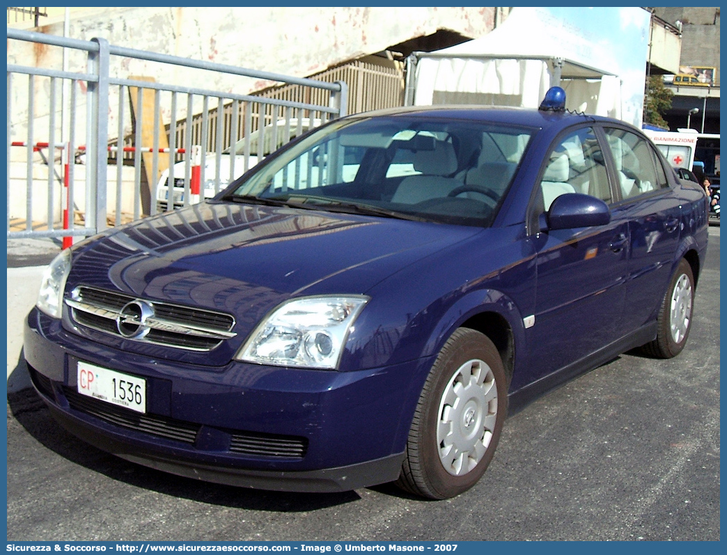 CP 1536
Corpo delle Capitanerie di Porto
Guardia Costiera 
Opel Vectra III serie
Parole chiave: C.P.;G.C.;CP;GC;Guardia Costiera;Capitaneria di Porto;Opel;Vectra;1536