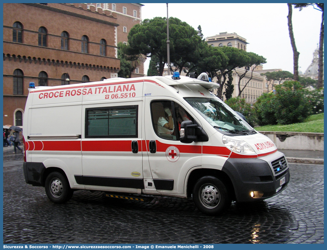 -
Croce Rossa Italiana
Roma
Fiat Ducato III serie
Allestitore Odone S.r.l.
Parole chiave: Croce;Rossa;Italiana;CRI;C.R.I.;Ambulanza;Fiat;Ducato;X250;Roma;Odone