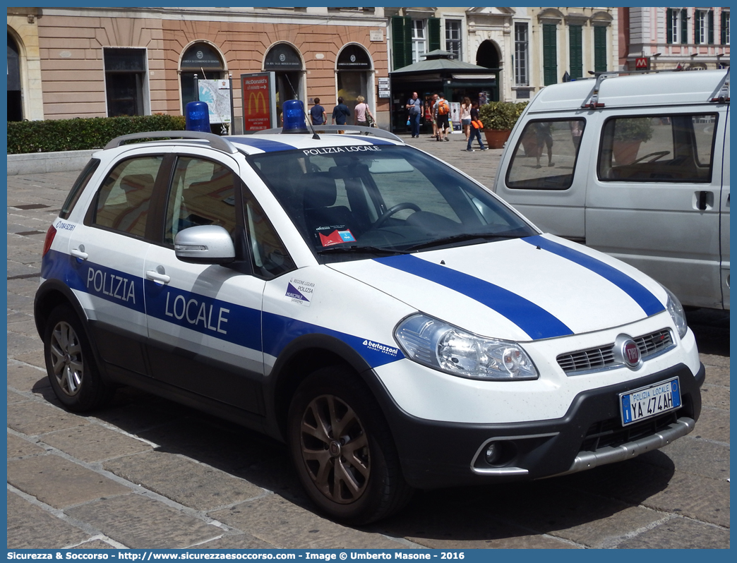 Polizia Locale YA474AH
Polizia Locale
Comune di Sanremo
Fiat Sedici II serie
Allestitore Bertazzoni S.r.l.
Parole chiave: Polizia;Municipale;Locale;Sanremo;Fiat;Sedici;Bertazzoni;YA474AH;YA 474 AH