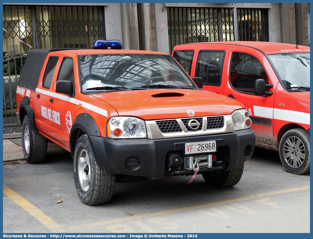 VF 26968
Corpo Nazionale Vigili del Fuoco
Nissan Navara I serie restyling
Parole chiave: VVF;V.V.F.;Corpo;Nazionale;Vigili;del;Fuoco;Fuoristrada;Pick Up;Pickup;Nissan;Navara