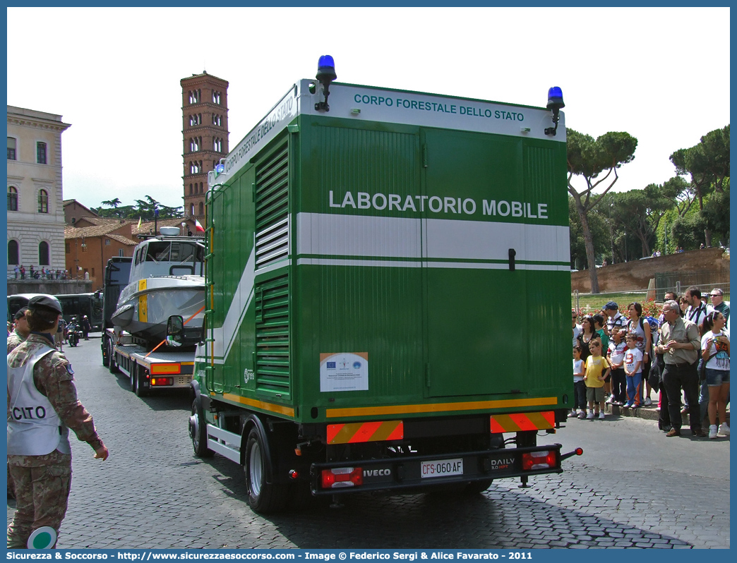 CFS 060AF
Corpo Forestale dello Stato
Iveco Daily IV serie
Laboratorio Mobile
Parole chiave: Corpo;Forestale;Stato;Corpo Forestale dello Stato;CFS;C.F.S.;Iveco;Daily;Daily IV serie;060AF;060 AF