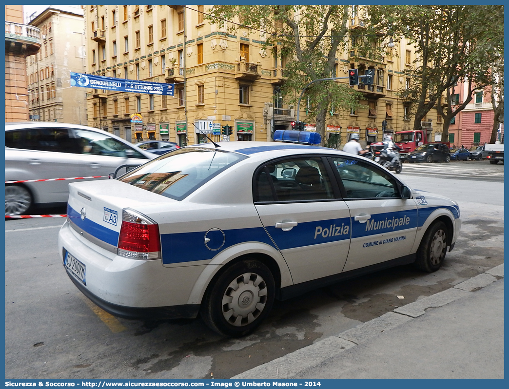 -
Polizia Municipale
Comune di Diano Marina
Opel Vectra III serie
Parole chiave: Polizia;Locale;Municipale;Diano Marina;Opel;Vectra