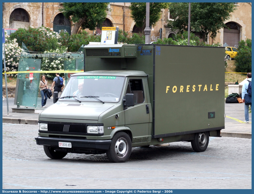 CFS 606AB
Corpo Forestale dello Stato
Fiat Ducato I serie restyling
Parole chiave: Corpo;Forestale;Stato;Corpo Forestale dello Stato;CFS;C.F.S.;Fiat;Ducato;606;AB