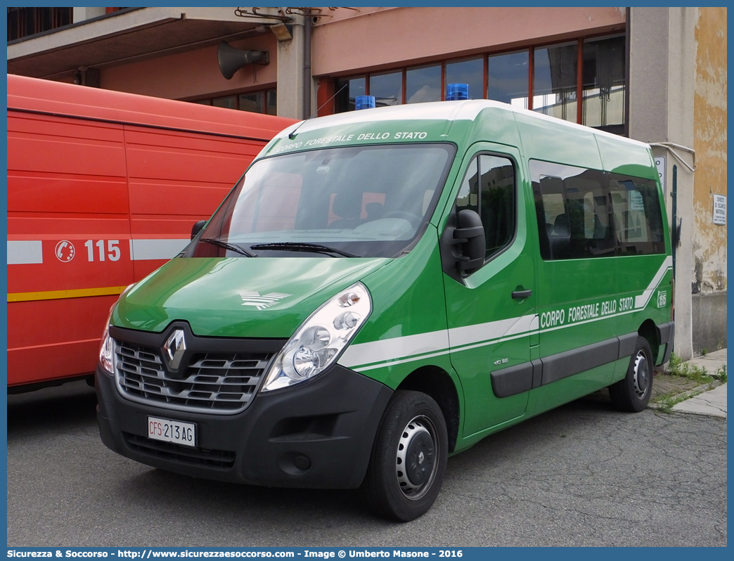 CFS 213AG
Corpo Forestale dello Stato
Renault Master IV serie
Allestitore Focaccia Group S.r.l.
Parole chiave: CFS;C.F.S.;Corpo;Forestale;dello;Stato;Renault;Master;Focaccia