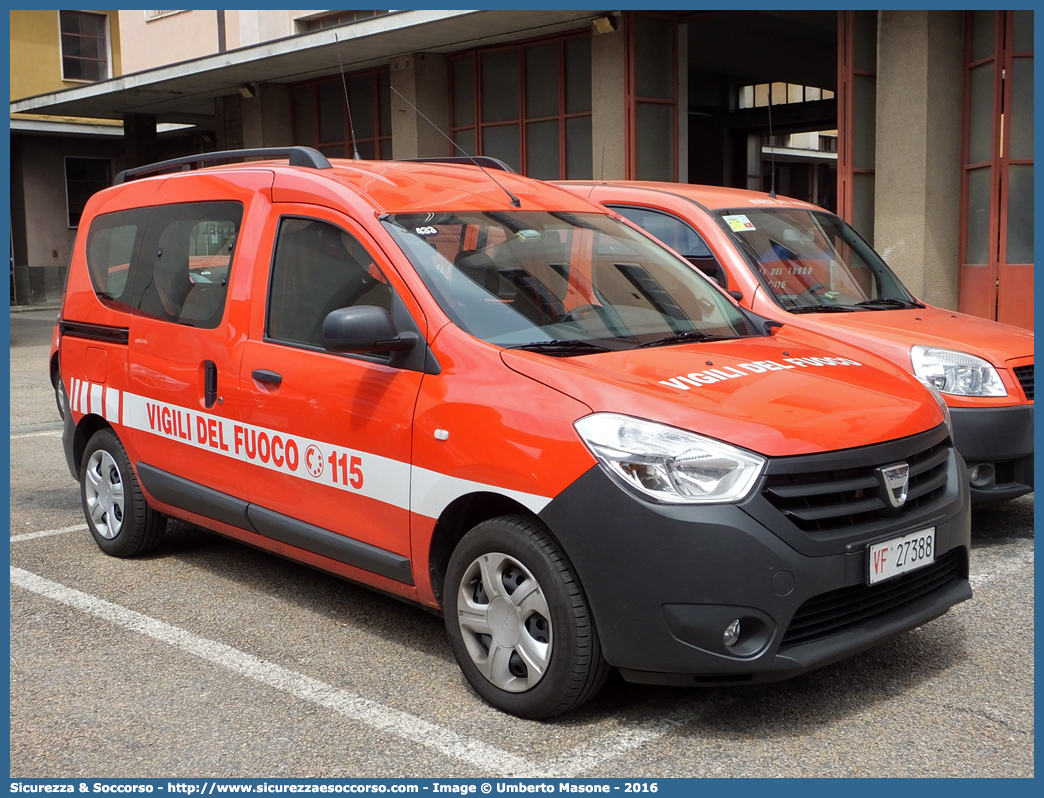 VF 27388
Corpo Nazionale Vigili del Fuoco
Dacia Dokker
Allestitore Focaccia Group S.r.l.
Parole chiave: VVF;V.V.F.;Corpo;Nazionale;Vigili;del;Fuoco;Dacia;Dokker;Focaccia