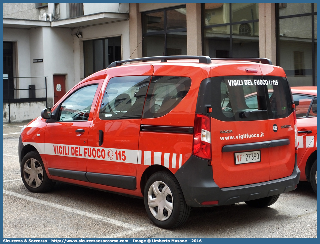 VF 27390
Corpo Nazionale Vigili del Fuoco
Dacia Dokker
Allestitore Focaccia Group S.r.l.
Parole chiave: VVF;V.V.F.;Corpo;Nazionale;Vigili;del;Fuoco;Dacia;Dokker;Focaccia