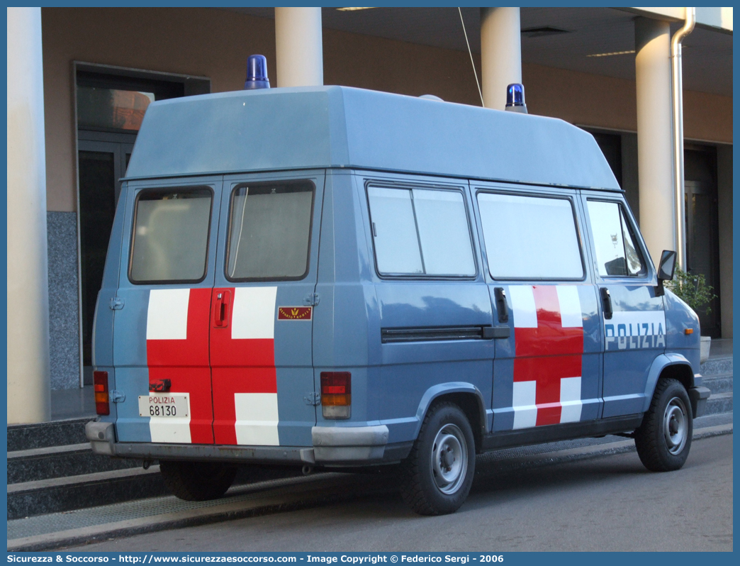 Polizia 68130
Polizia di Stato
Reparto Mobile
Servizio Sanitario
Fiat Ducato I serie
Parole chiave: Polizia;Stato;PS;P.S.;Reparto;Mobile;Servizio;Sanitario;Ambulanza;Autoambulanza;Fiat;Ducato