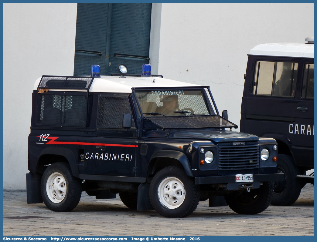 CC AD953
Arma dei Carabinieri
Battaglioni Mobili
Land Rover Defender 90
Parole chiave: CC;C.C.;Arma;dei;Carabinieri;Battaglioni;Mobili;Battaglione;Mobile;Land;Rover;Defender;90