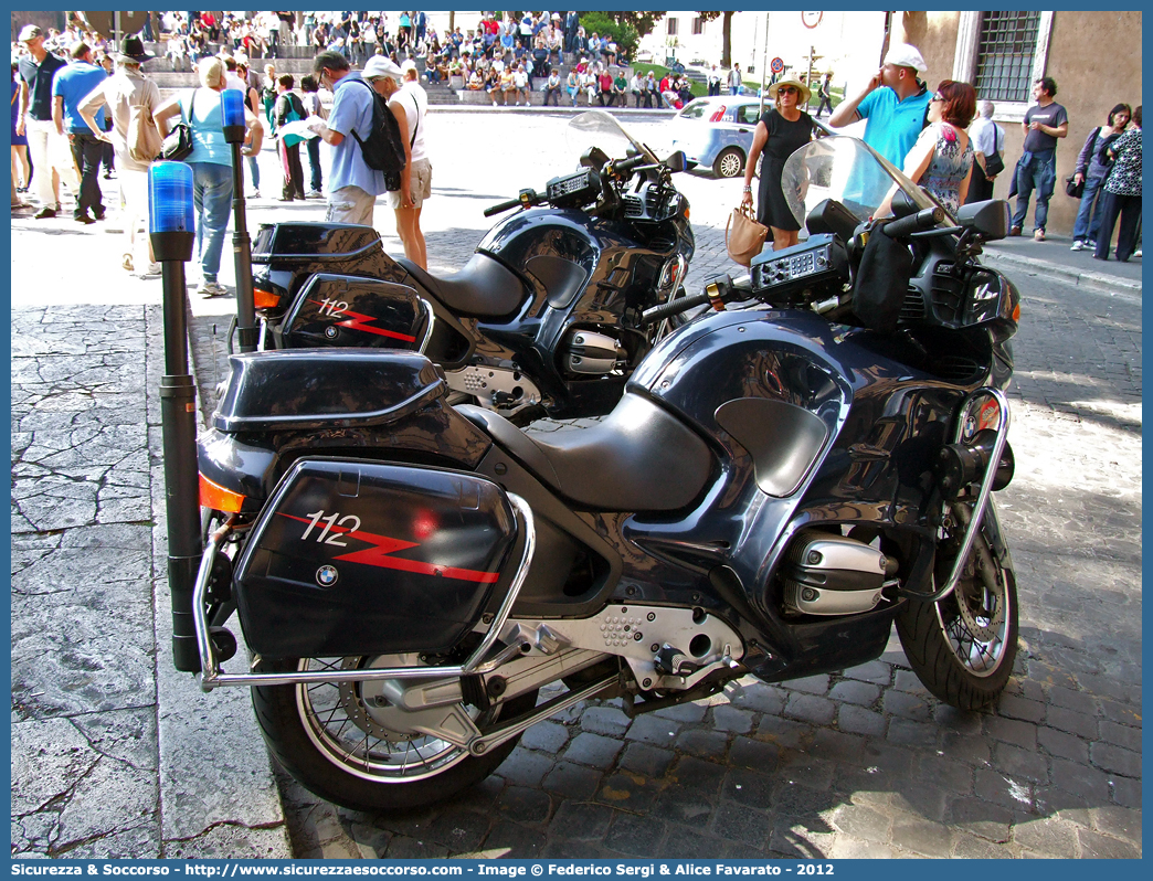 MM A5042 - MM A5043
Arma dei Carabinieri
Reparto Carabinieri presso
la Marina Militare
Bmw R850RT I serie
Parole chiave: MMA5042;MMA5043;Arma dei Carabinieri;Reparto;Carabinieri;Marina;Militare;Bmw;R850RT;R850 RT;R850;RT;R 850RT