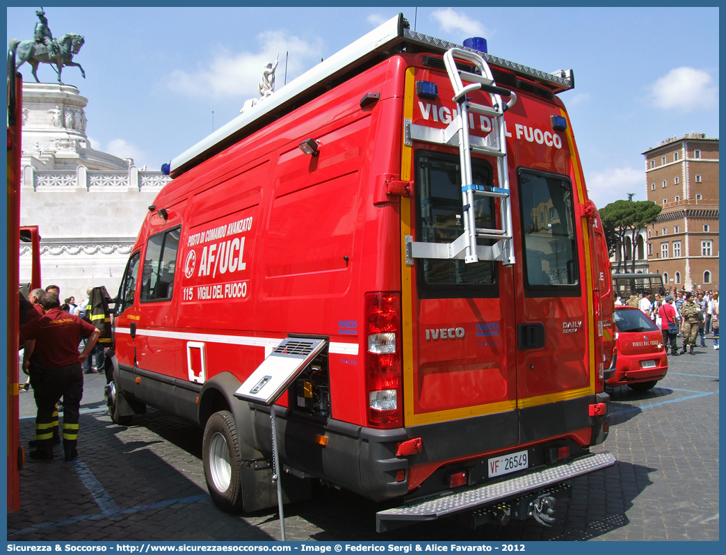 VF 26549
Corpo Nazionale Vigili del Fuoco
Iveco Daily 65C18 IV serie restyling
Allestitore Magirus Thales
Parole chiave: Corpo;Nazionale;Vigili del Fuoco;Vigili;Fuoco;AutoFurgone;Unità;Unita;Comando;Crisi;Locale;Logistico;Posto;Avanzato;AF/UCL;AF;UCL;Iveco;Daily;65C18;Magirus;Thales;VF;26549