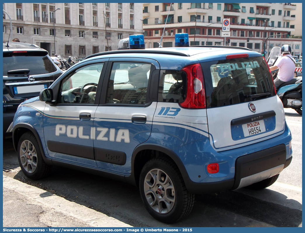 Polizia H9554
Polizia di Stato
Fiat Nuova Panda 4x4 II serie
Allestitore Nuova Carrozzeria Torinese S.r.l.
(II fornitura)
Parole chiave: Polizia di Stato;Polizia;PS;Fiat;Nuova Panda;4x4;4 x 4;NCT;N.C.T.;Nuova Carrozzeria Torinese