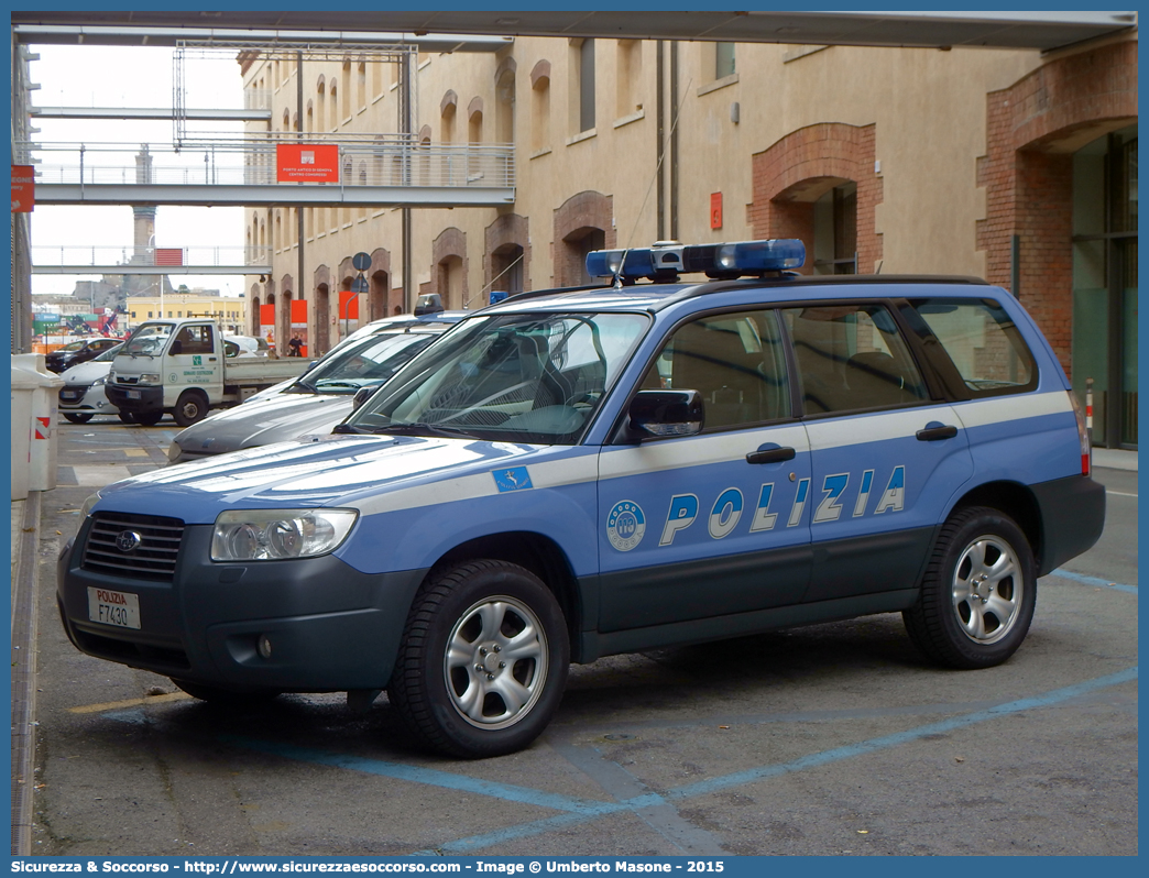 Polizia F7430
Polizia di Stato
Polizia Stradale
Subaru Forester IV serie
Esemplare equipaggiato con
sistemi "Falco" e "Provida"
Parole chiave: Polizia di Stato;Polizia;PS;P.S.;Stradale;Subaru;Forester;F7430