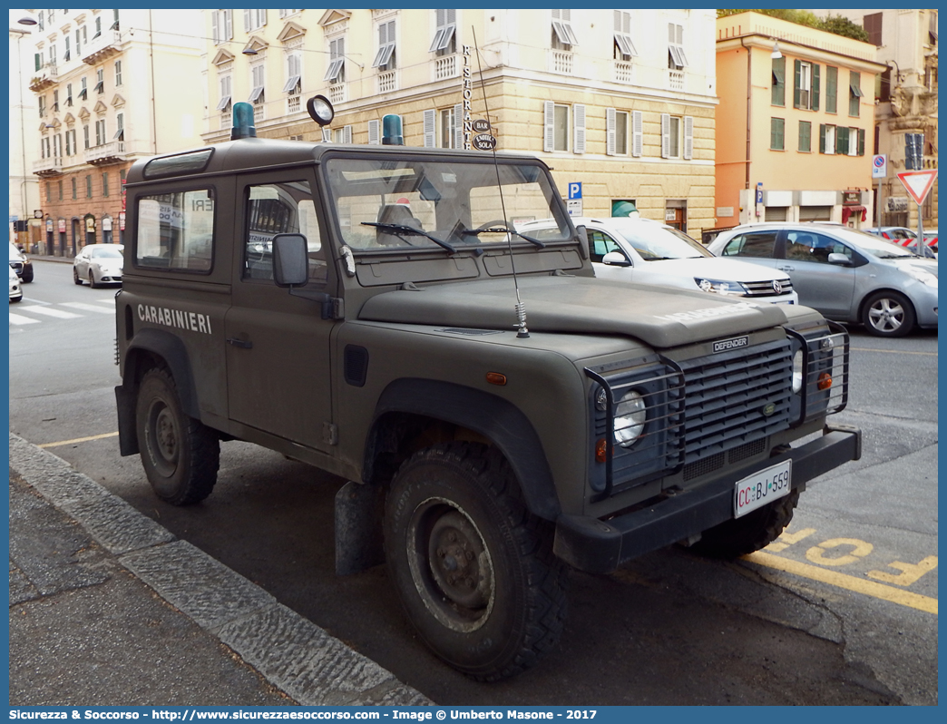 CC BJ559
Arma dei Carabinieri
Comando Unità per la Tutela Forestale, 
Ambientale e Agroalimentare
Land Rover Defender 90
Parole chiave: CC;C.C.;Arma;dei;Carabinieri;Comando;Unità;per;la;Tutela;Forestale;Ambientale;Agroalimentare;Land;Rover;Defender;90