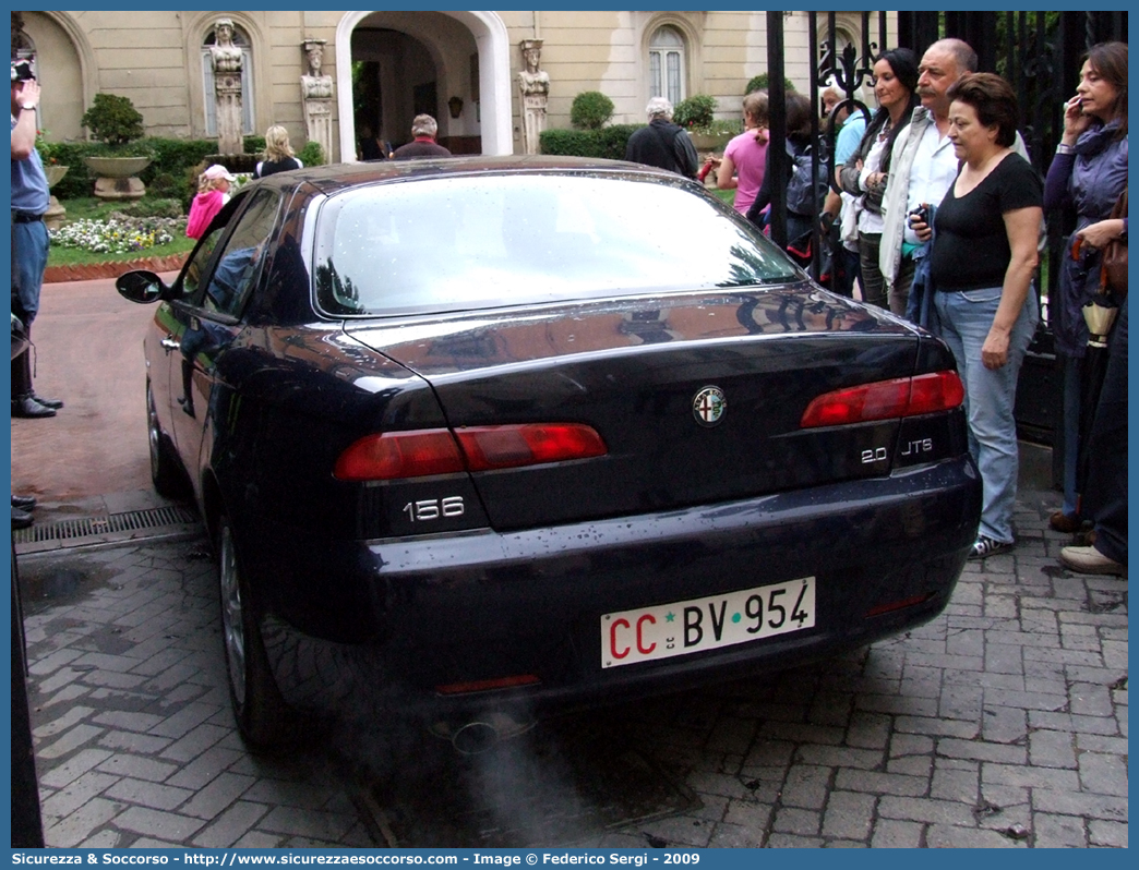 CC BV954
Arma dei Carabinieri
Alfa Romeo 156 II serie
Parole chiave: Arma dei Carabinieri;Carabinieri;Alfa Romeo;156