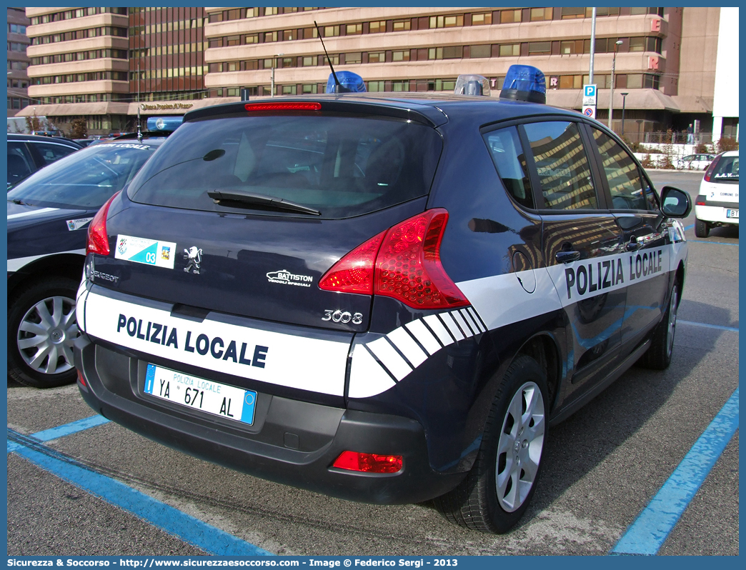 Polizia Locale YA671AL
Polizia Locale
Unione Comuni del Marosticense
Peugeot 3008 I serie
Allestitore Carrozzeria Battiston
Parole chiave: Polizia;Locale;Municipale;Marosticense;Marostica;Nove;Pianezze;Peugeot;3008;Battiston;YA671AL;YA 671 AL